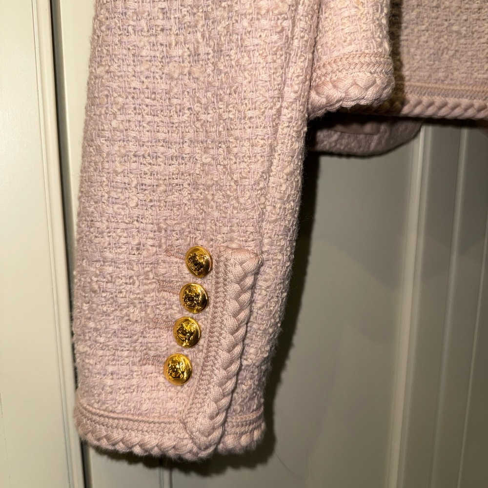Celine Soft Pink Tweed Jacket - Picture 9 of 9